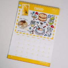 Calendario / Planner 2023 dulces planes con stickers en internet