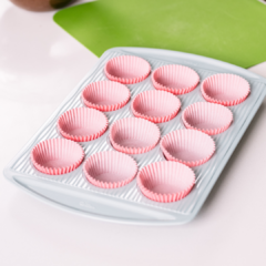 Placa para muffins/cupcakes Texturra - Isabel Vermal