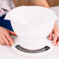 Balanza de cocina analogica con bowl - comprar online