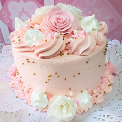 Torta decoración rosas