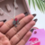 KIT BARBIE - Anel cravejado + Colar + brinco (Pedra Rosa Escuro) em PRATA 950 na internet
