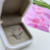 KIT BARBIE - Anel cravejado + Colar + brinco (Pedra Rosa Escuro) em PRATA 950 - comprar online