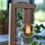 Lámpara de mesa en madera con cable textil en internet