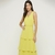 Vestido Festa Chiffon Amarelo Miss Joy 7347 - loja online