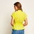 Blusa Crepe Amarelo Miss Joy 7495 Feminino