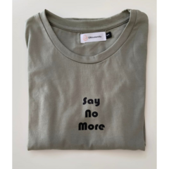 Remera | Say No More | Manga corta