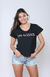 REMERA IMAGINE Negro y Rosa Pastel - tienda online