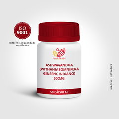 ASHWAGANDHA (Withania somnifera - GINSENG INDIANO) 500MG - 50 cápsulas - comprar online