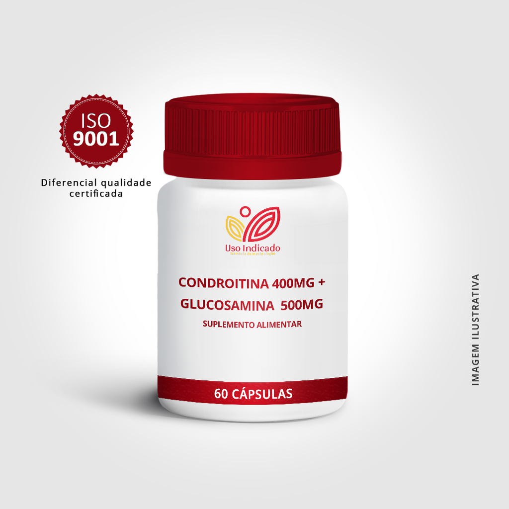 Condroitina + Glucosamina + Colágeno + Associações - 60 cápsulas