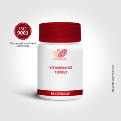 VITAMINA D3 1.000UI - 30 cápsulas - comprar online