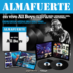 LP doble ALMAFUERTE En Vivo All Boys