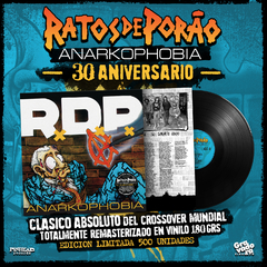 LP RATOS DE PORAO :Anarkophobia + Poster de regalo