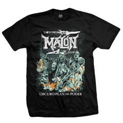 PACK nro.6 (LP MALON Oscuro plan del poder + CD + REMERA) NO INCLUYE POSTER - Pinhead Records Argentina 