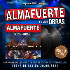 LP ALMAFUERTE : En vivo Obras (2 LP + DVD)