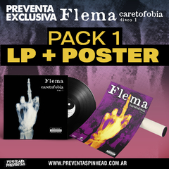 PACK nro.1 (LP FLEMA Caretofobia 1 + POSTER)