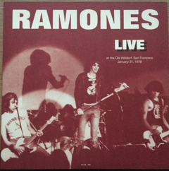LP RAMONES Live at the old waldford 78