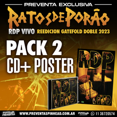 PACK nro.2 - CD RATOS DE PORAO VIVO + Poster de Regalo