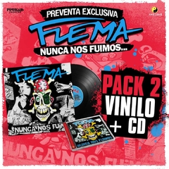 PACK 2 LP VINILO FLEMA NUNCA NOS FUIMOS + CD