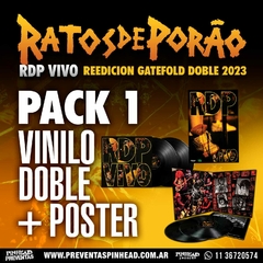 PACK nro.1 - VINILO Doble RATOS DE PORAO VIVO + Poster de Regalo