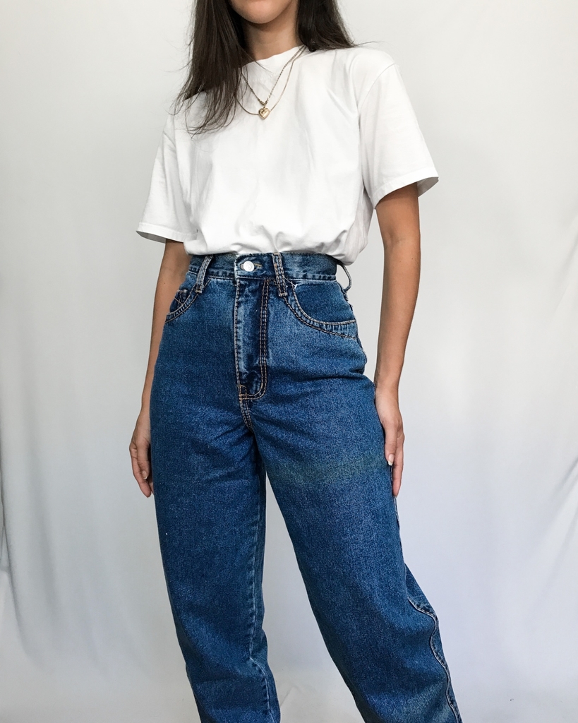 Mom jeans comprar best sale brecho