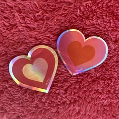 Stickers holográficos x2 - Shiny Hearts