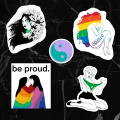 Pack de stickers - Proud - comprar online