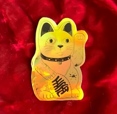 Sticker holográfico GOLDEN - Lucky Cat