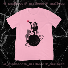 ♥ Remera Rosa - Space Girl ♥