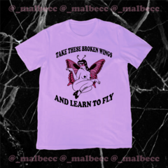 ❁ Remera Lila - learn to fly