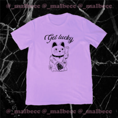 ❁ Remera Lila - get lucky