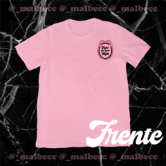 ♥ Remera Rosa - fight for your right frente y espalda