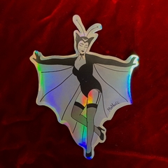 Sticker holográfico - Bat Babe