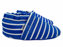 Zapatilla ergonomica Neoprene MAX AQUA Rayas Azules - comprar online