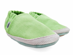 Zapatilla ergonomica MAX Cotton verde lima en internet