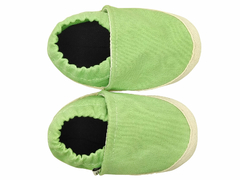 Zapatilla ergonomica MAX Cotton verde lima - MOOLL calzado ergonomico respetuoso
