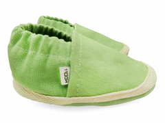 Zapatilla ergonomica MAX Cotton verde lima - comprar online