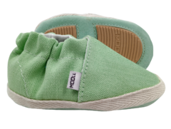 Zapatilla ergonomica MAX Cotton verde lima