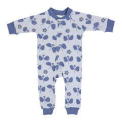 Pijama sin pies 100 % algodon Mariposas azul