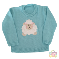 Blusa Tricot Infantil Feminino Ovelha Baby