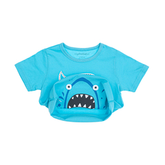 Camiseta Infantil Masculina Sou Tubarão - Marca Alphabeto - Foco Tubarão
