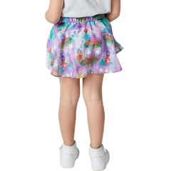 Short Saia Infantil Feminino Fada - Marca Alphabeto - Pose Costas