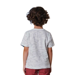 Camiseta Infantil Masculina Menino de Bike - Marca Alphabeto - Menino Vestido Costas