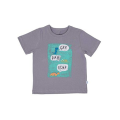 Conjunto Infantil Masculino Diversão Total - Marca Alphabeto - Camiseta Frente