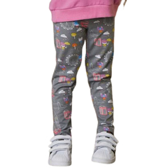 Conjunto Infantil Feminino de Moletom e Calça Legging Gato Inglês - Marca Alphabeto - Calça Frente