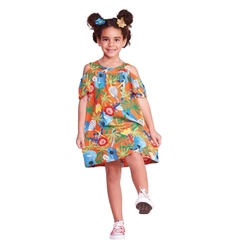 Vestido Infantil Feminino Lual - Marca Precoce - Pose