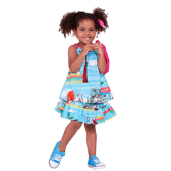 Conjunto Infantil Feminino Mini Lojinha - Marca Precoce - Pose