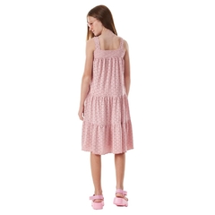 Vestido Juvenil Laise - Marca MLLICCE - Pose Costas