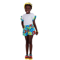 Conjunto Infantil Feminino Bóias Coloridas - Marca Precoce - Pose