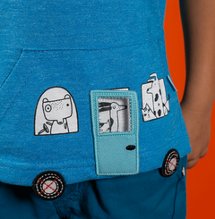 Camiseta Infantil Masculina Bus - Marca Alphabeto - Foco