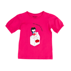 Camiseta Infantil Feminina Princesa da Maçã - Marca Alphabeto - Frente